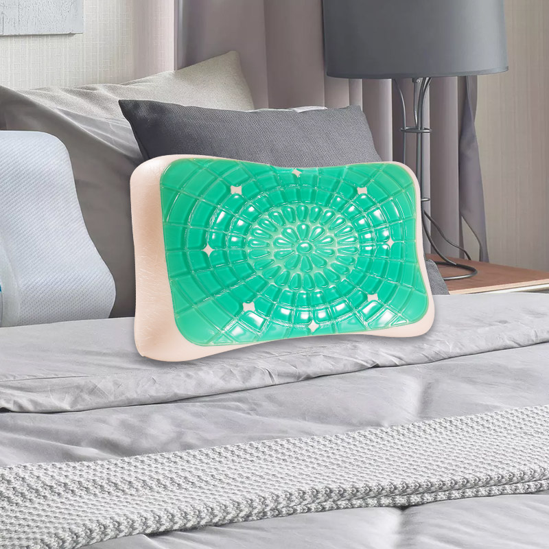Partitioned Neck Gel Pillow