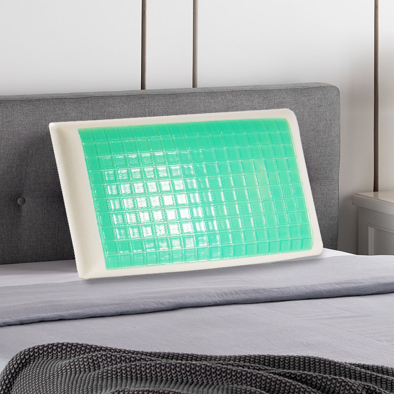 Black Gold Ice Cube Customized Rebound High and Low Gel Pillow