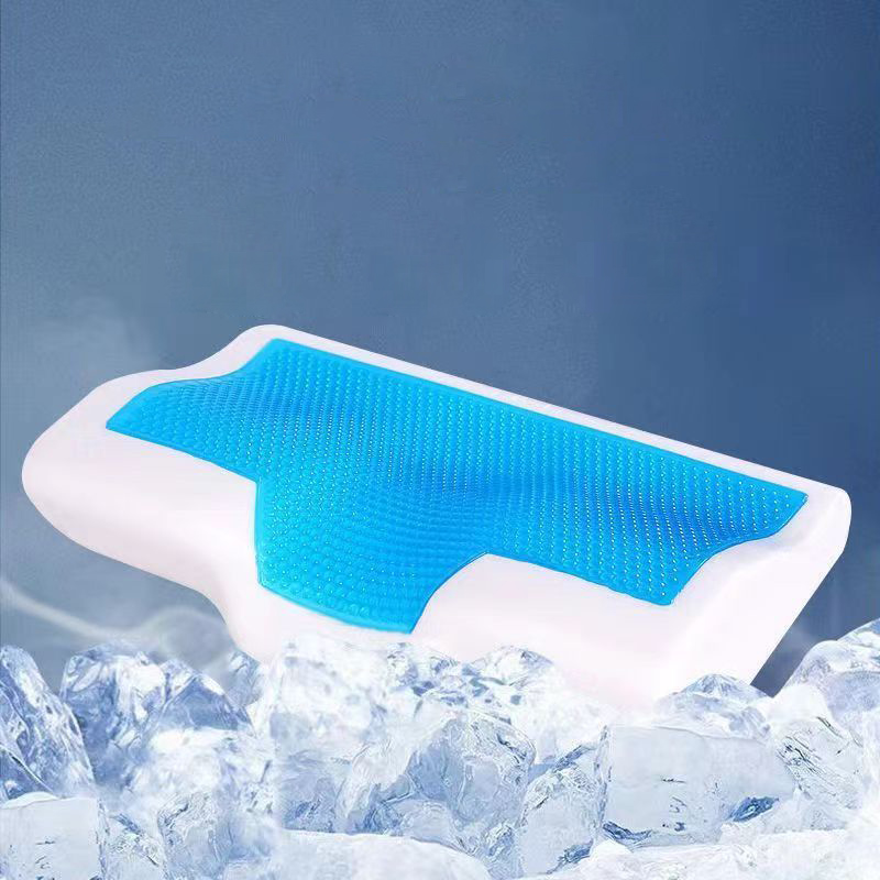 Tongue-Shaped Dot Cooling Gel Pillow