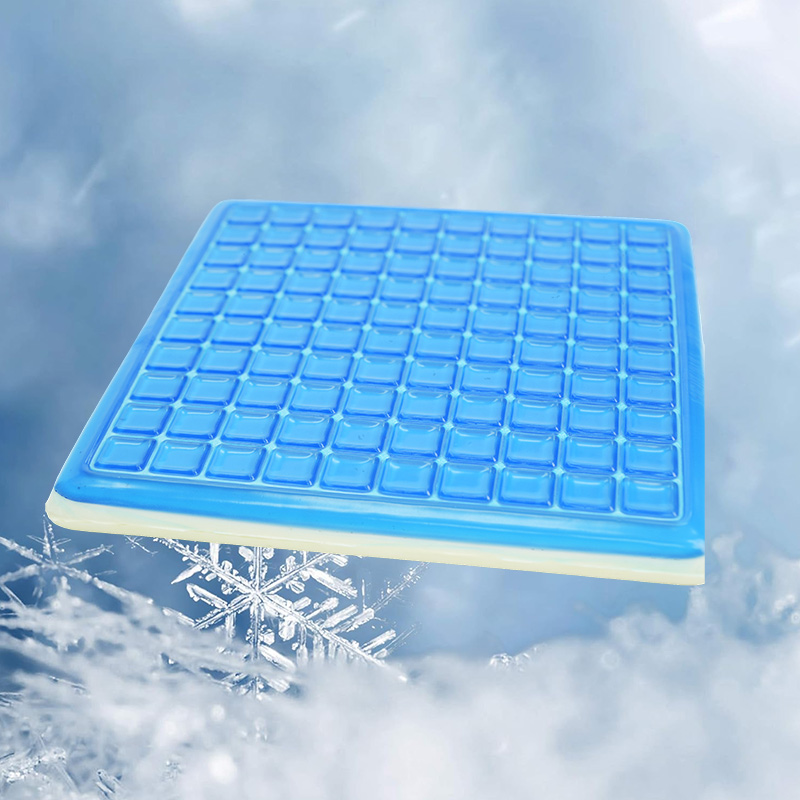 Square PVC Memory Foam Slow Rebound Cool And Comfortable Gel Cushion