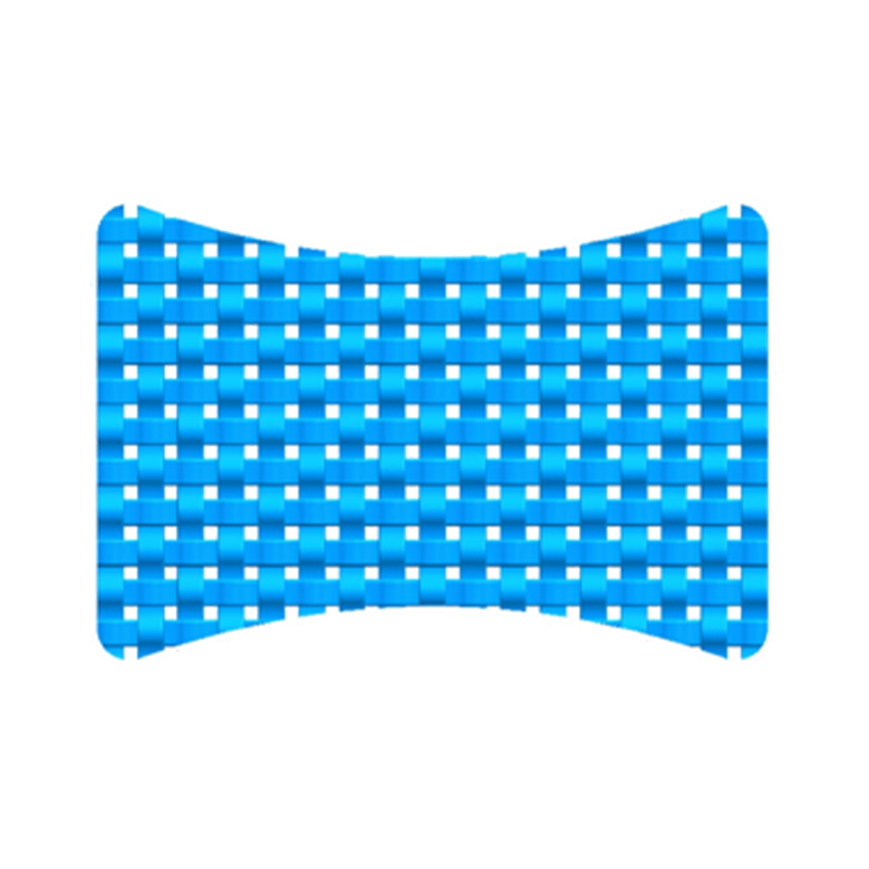 Flexible pressure-relieving lumbar support gel sheet