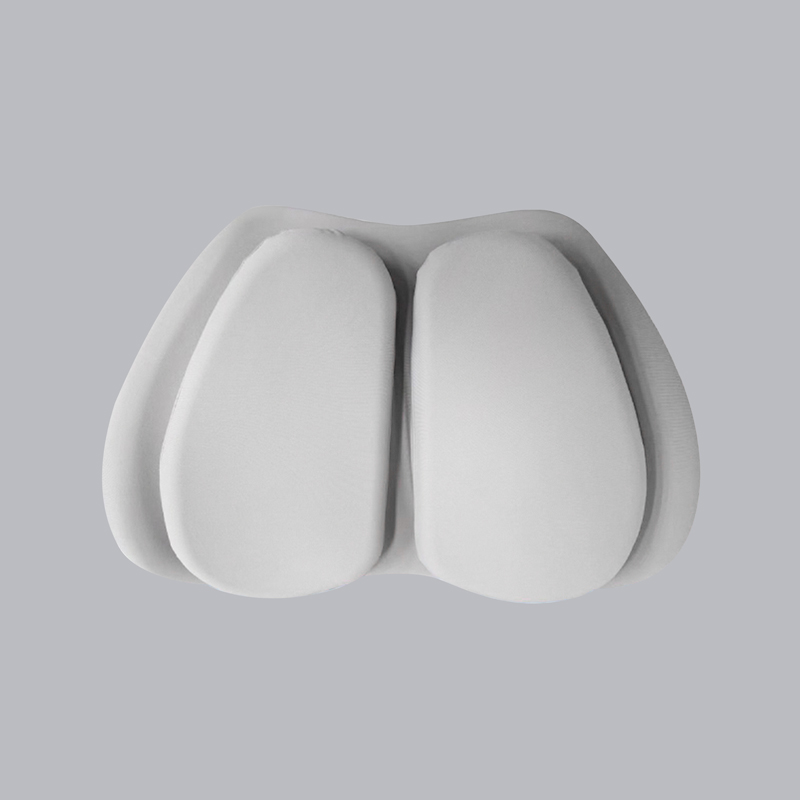 Dual-Zone Support Memory Foam Lumbar Support Cushion